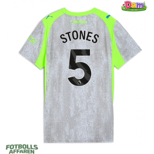 Manchester City John Stones #5 Tredje Tröja Kvinnor 2025-26 Kortärmad